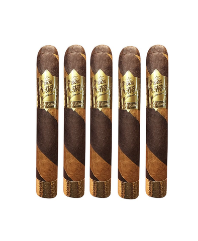 Image of Don Kiki Gold Label EL GORDO - 7 X 70 Barber -Pole - Pack of 5 cigars