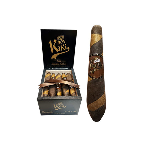 Image of DON KIKI BROWN LABEL FIGURADO BARBER -POLE BOX 20 CIGARS