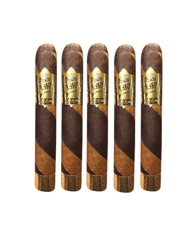 Image of Don Kiki Gold Label EL GORDO - 7 X 70  Barber -Pole - Pack of 5 cigars