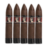 Deadwood by Drew Estate Leather Rose Torpedo Pack of 5 cigars