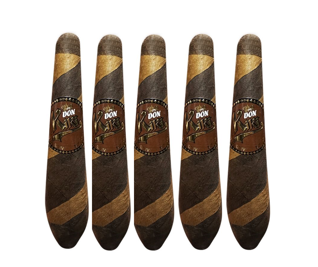 DON KIKI BROWN LABEL FIGURADO BARBER -PACK OF 5 CIGARS
