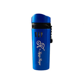K By Karen Berger Blue Triple Torch  Lighter