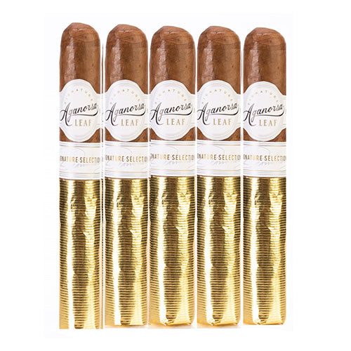 Aganorsa Leaf Signature Corona Gorda 6x44  5 Pack