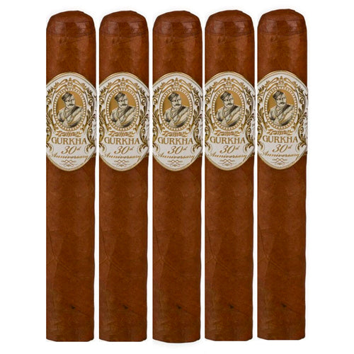 Gurkha Treinta 30th Anniversary Robusto (5x52) Pack of 5 cigars.