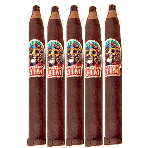 Island Jim #2  6.5X52  Natural   - 5 Pack Cigars  , free sunglasses Island Jim