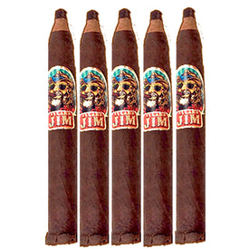Island Jim #2  6.5X52  Natural   - 5 Pack Cigars  , free sunglasses Island Jim
