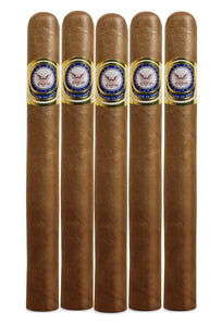 Navy Salute To Arms Churchill Military  Cigars 7 X 50 Pack of 5