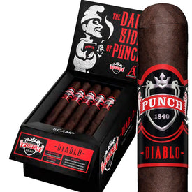 PUNCH DIABLO STUMP CIGARS - OSCURO BOX OF 20 4.5X60