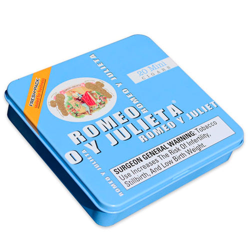 Romeo Y Julieta Blue Mini Cigar 20 X 3 Tin of 20 Cigars