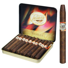 Tatiana Vanilla Vanilla Flavored 3 1/2 X 26 Metal Tin of 10