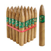 Don Kiki Limited Reserve Green Label TORPEDO - 6 1/2 X 54 - 25 Mild Claro Cigars In Bundle